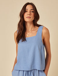 Blue Swing Top