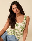 White Floral Waistcoat
