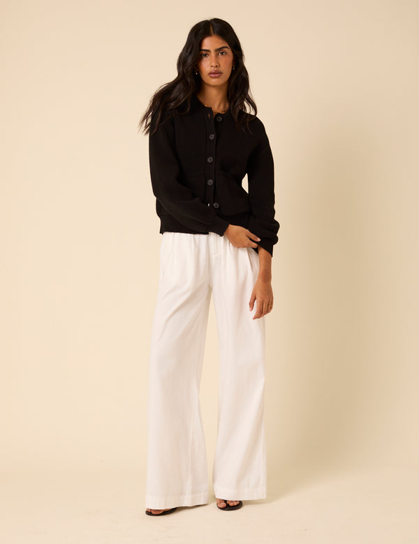 Black Knitted Cardigan