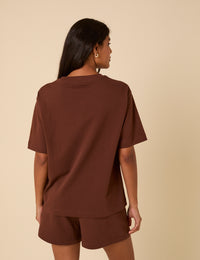 Brown Sunday Graphic T-Shirt