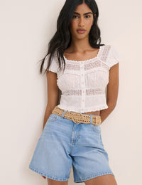 Natural Raffia Belt