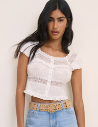 Natural Raffia Belt