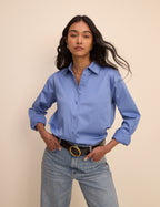 Cornflower Blue Hestia Relaxed Shirt