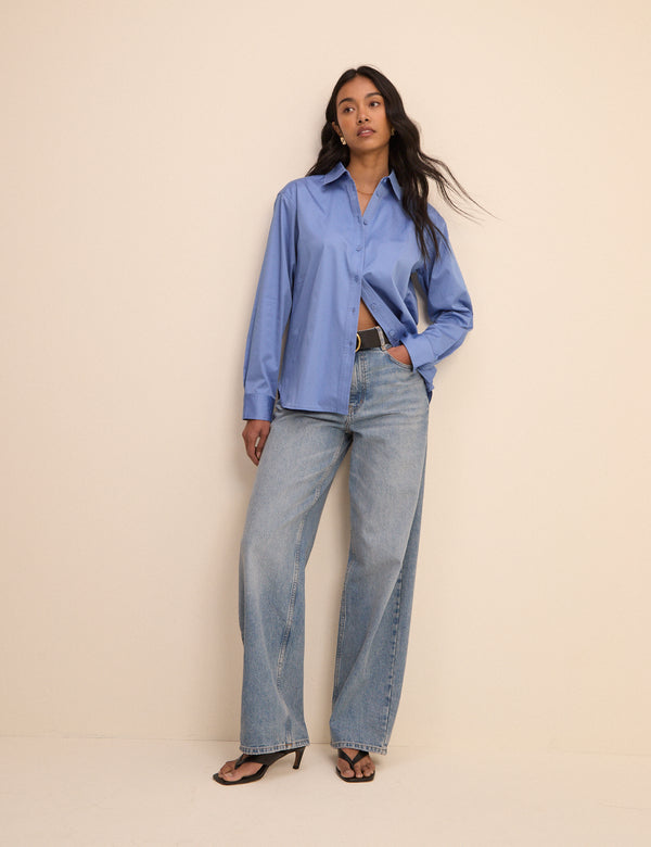 Cornflower Blue Hestia Relaxed Shirt
