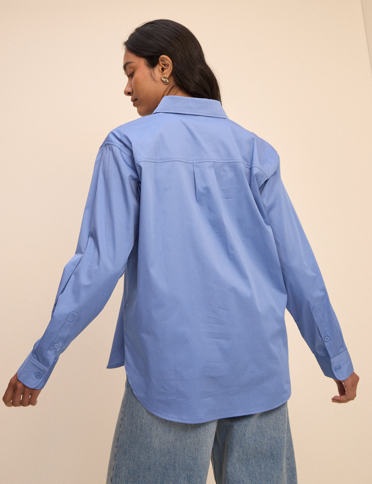 Cornflower Blue Hestia Relaxed Shirt