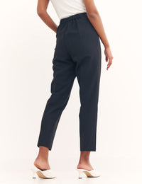 Black Sandy Slim Leg Trouser