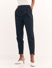 Black Sandy Slim Leg Trouser