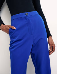 Blue Frankie Kick Flare Trouser