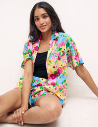 Cotton Floral Shorts