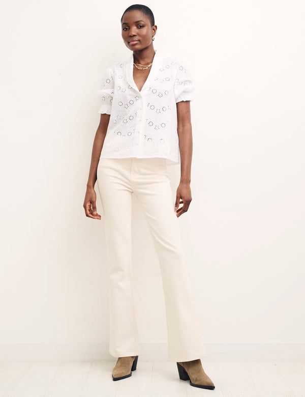 Fearne Cotton Cream Skinny Flare