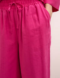 Hot Pink Wide Leg Trousers