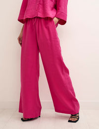 Hot Pink Wide Leg Trousers