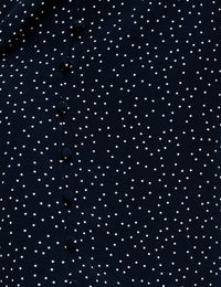 Black Spot Midi Skirt