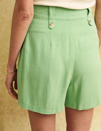 Green Tailored Shorts