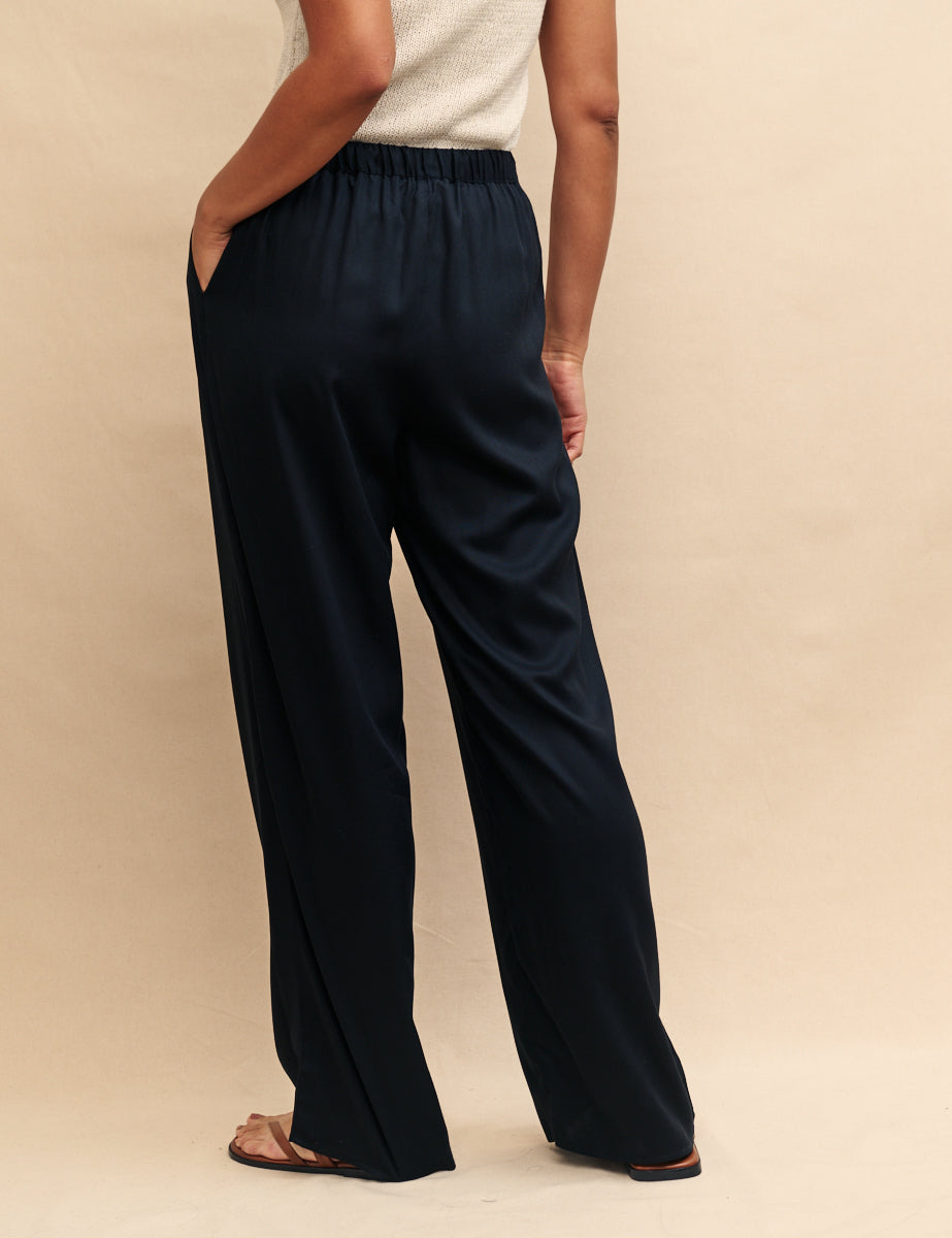 Black Elasticated Waist Trousers black-elasticated-waist-trousers