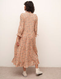 Multi Ditsy Floral Shellie Midi Dress