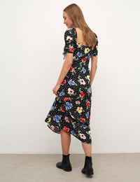 Safron Floral Pippa Midi Dress