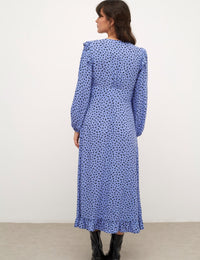 Blue Lila Midi Dress