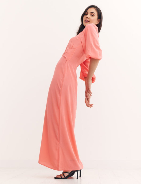 Pink Lolita Midi Dress