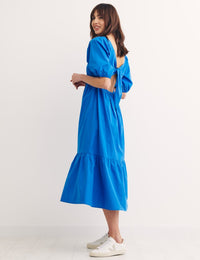 Blue Loretta Midi Dress