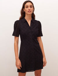 Black Delilah Mini Shirt Dress