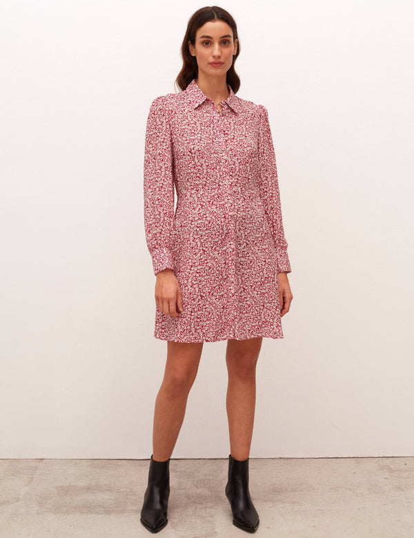 Pink Ditsy Floral Tessie Mini Dress