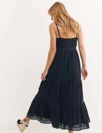 Black Sylvia Midaxi Dress