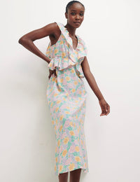 Multi Ditsy Floral Madeline Midi Dress