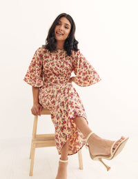 Ditsy Floral Eva Midi Dress