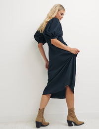 Black Esra Midi Dress