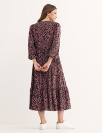 Black Sybill Star Izzy Midi Dress