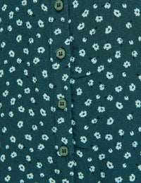 Gilly Green L/S Mini Daisy Dress