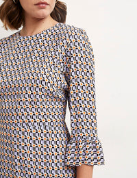 Orla Geo Fleur Mini Dress