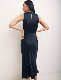 Black Frances Midi Dress