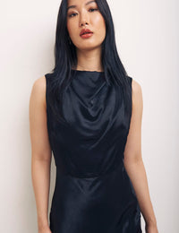 Black Frances Midi Dress