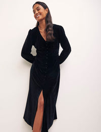 Black Siri Midi Dress