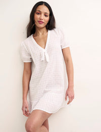 White Lupin Smock Dress