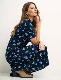 Camille Ditsy Daisy Midi Dress