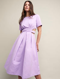 Lilac Alicia Midi Dress