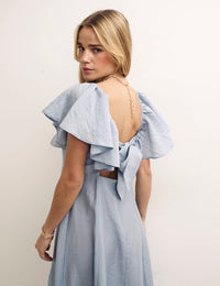 Sky Blue Dove Midi Dress