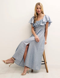 Sky Blue Dove Midi Dress