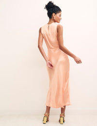 Peach Frances Midaxi Bridesmaid Dress