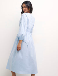 Blue Cassie Midi Dress