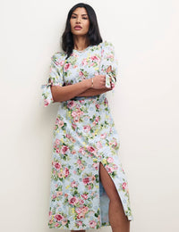 Floral Esme Broderie Midi Dress