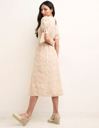 Floral Esme Broderie Midi Dress