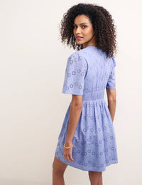 Blue Mietta Mini Dress