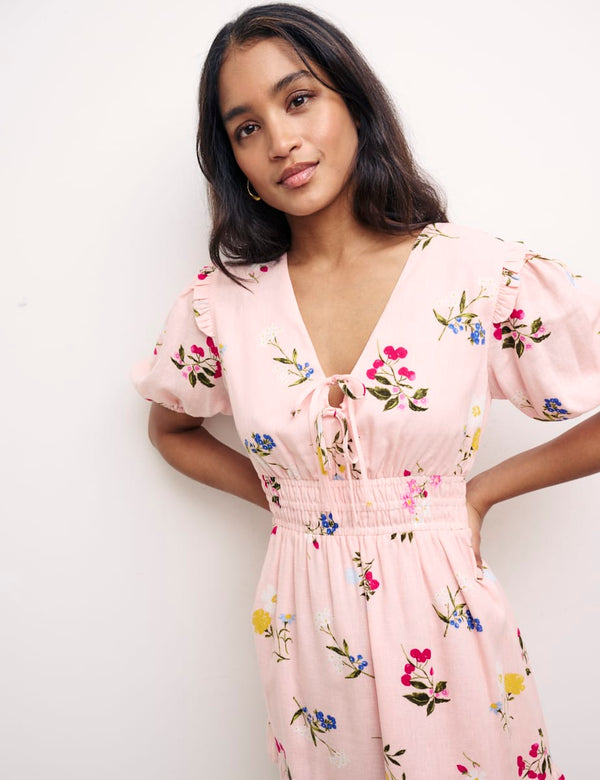 Pink Floral Ilya Mini Dress