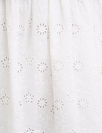 White Broderie Tilly Mini Dress