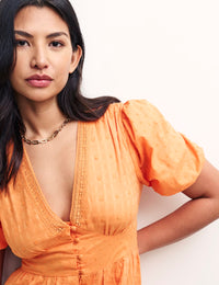 Fearne Cotton Orange Cici Midaxi Dress