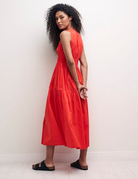 Fearne Cotton Red Elora Midaxi Dress